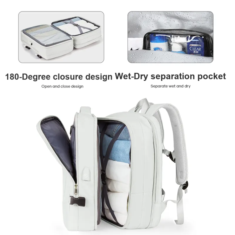 QING QI ZHE Fabric Travel Bags Backpack Regular Unisex Multicolor-45