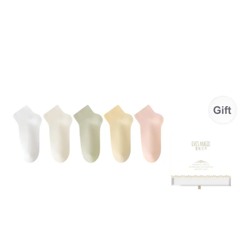 XIA.WA.ZHI.XIU Ankle Socks Women's Box 5 Pack-14