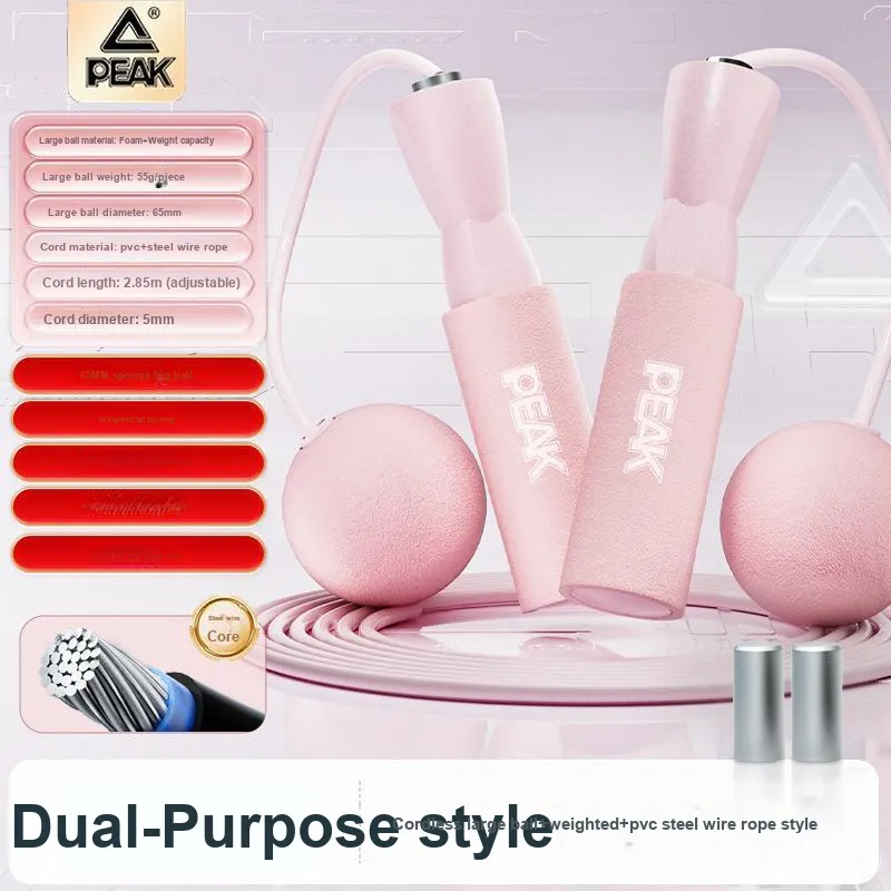 PEAK Sports & Fitness Non Countable Jump Ropes Unisex PVC+Steel Wire Rope, Foam Controller-11