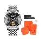 Silver Black Dial
