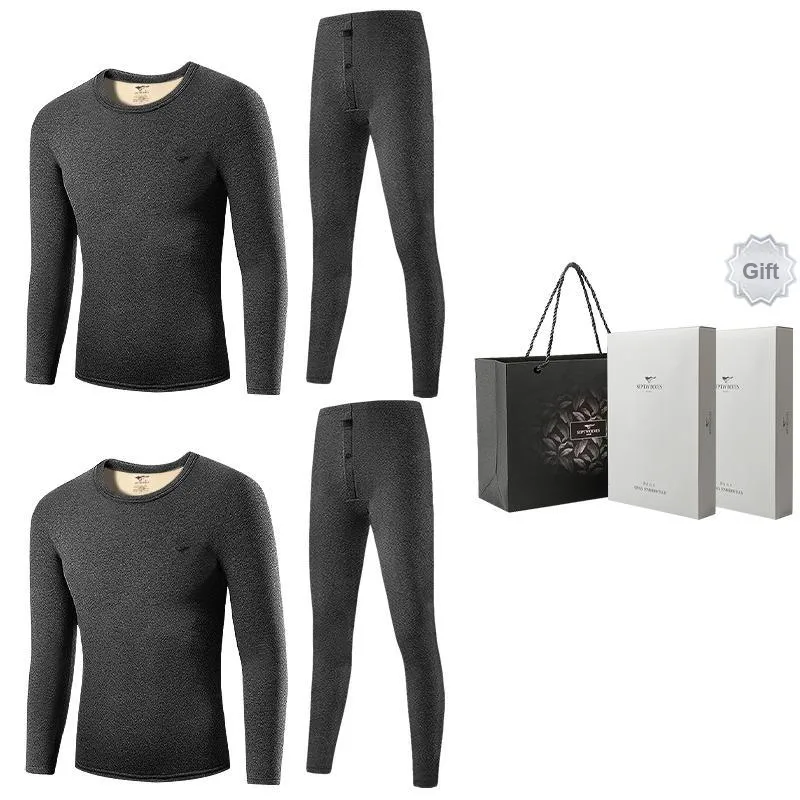 SEPTWOLVES Thermal Set Men's 2 Sets Of Gift Box+Shopping Bag-23