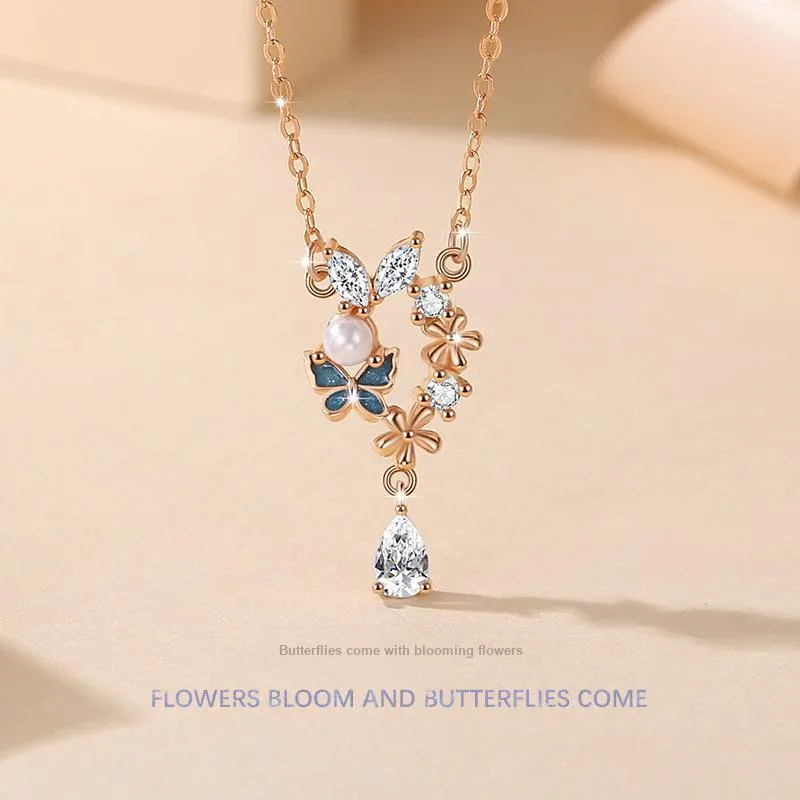 KEMLAIDA 925 Sterling Silver Necklaces Women's-1