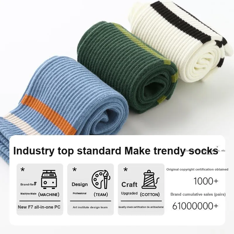 JKN Unisex Mid Calf Socks-4
