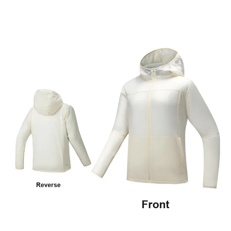 CHAOJIANTA Breathable UV Protection Sun Protection Clothing Women's Ecru-2