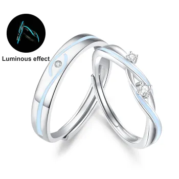 Jodie&Kevin 999 Fine Silver Rings Unisex