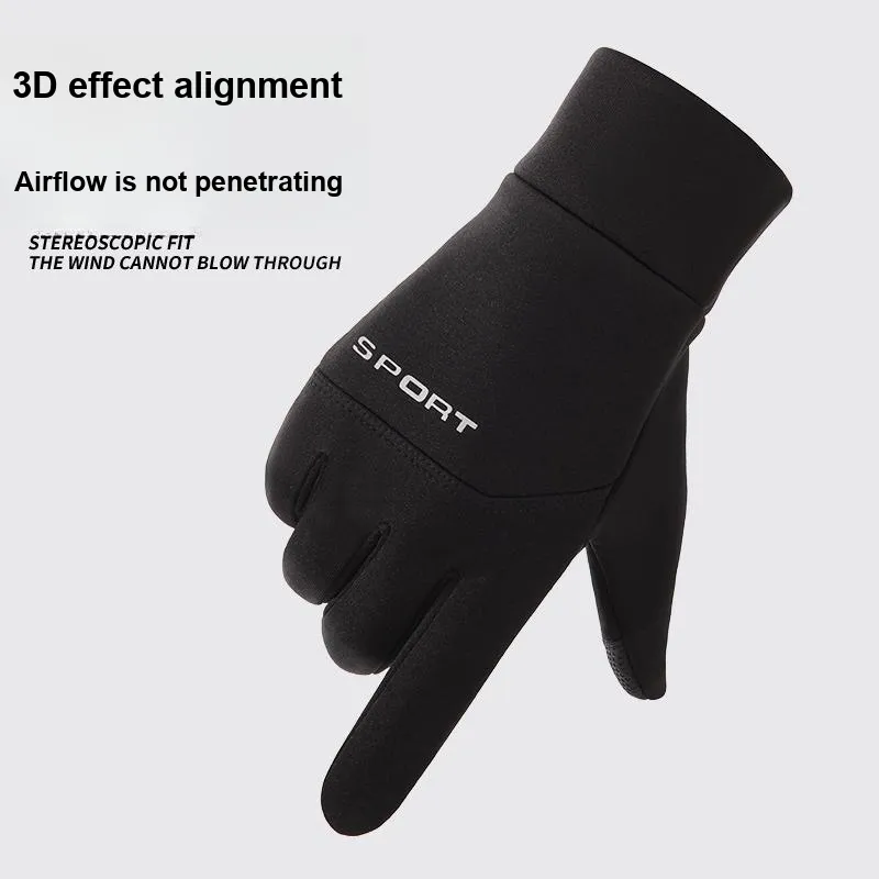 Shizhu Anti Loss Snap Buckle Sports Gloves Men's-6