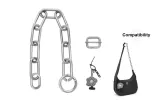 [Extended Length Crossbody Clothing Sets]Style ②*Comes with Floral Pendant