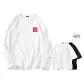 [Comes with Short-Sleeved Shirt]White (Miniso Smiley Face Chest Logo)