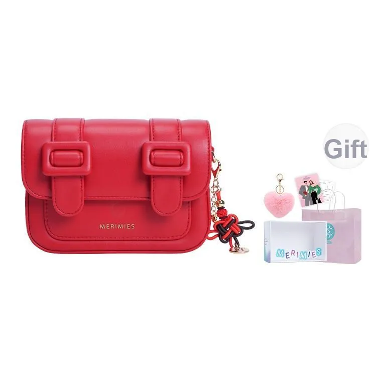 MERIMIES ПУ (полиуретан) Почтовая сумка Сумка через плечо Женская Дракон Китайский Красный Hot Красный