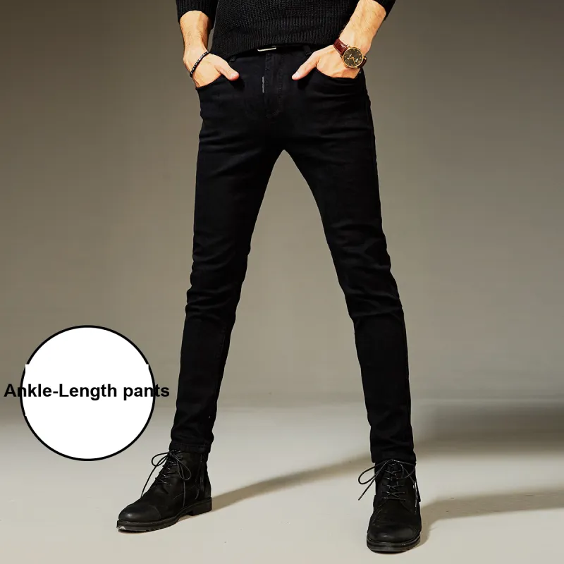 Devanro Jeans Men Black-1