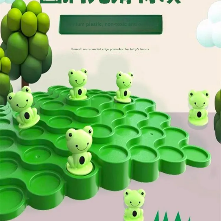 CAYI Frog Balance Tree Game Balance Tower Cognitive Development Focus Board Games-2