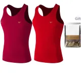 100% cotton 2 Pack (Burgundy+Red)-Sweat-Absorbing and Breathable/2 Pcs, More Cost-Effective for Frequent Washing!