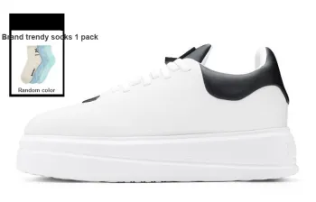 NORVINCY Skateboard Shoes Unisex Low Top Black White