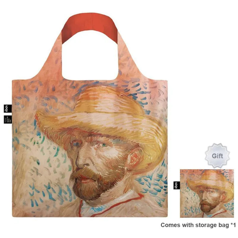Loqi Recyclable Polyester Tote Bag Shopping Bag Shoulder Bag Handbag Women's Multicolor-5