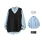 Black+Light Blue[Shirt]