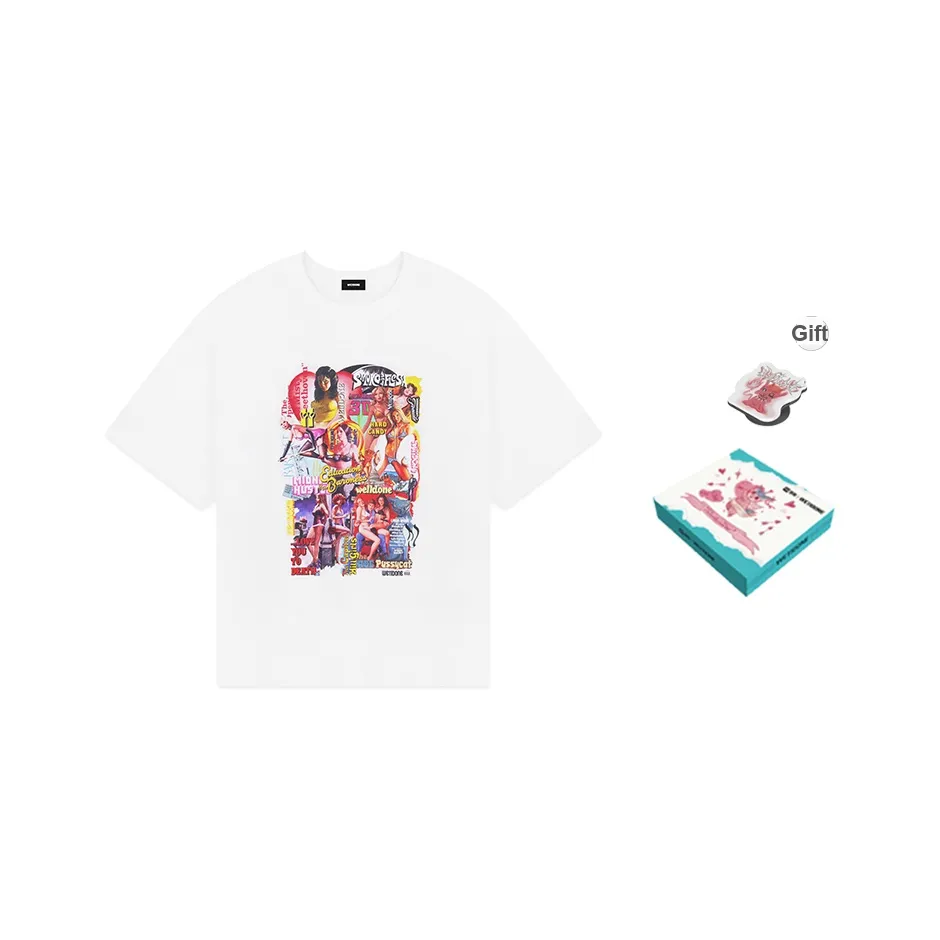WE11DONE New Movie Collage T Shirt