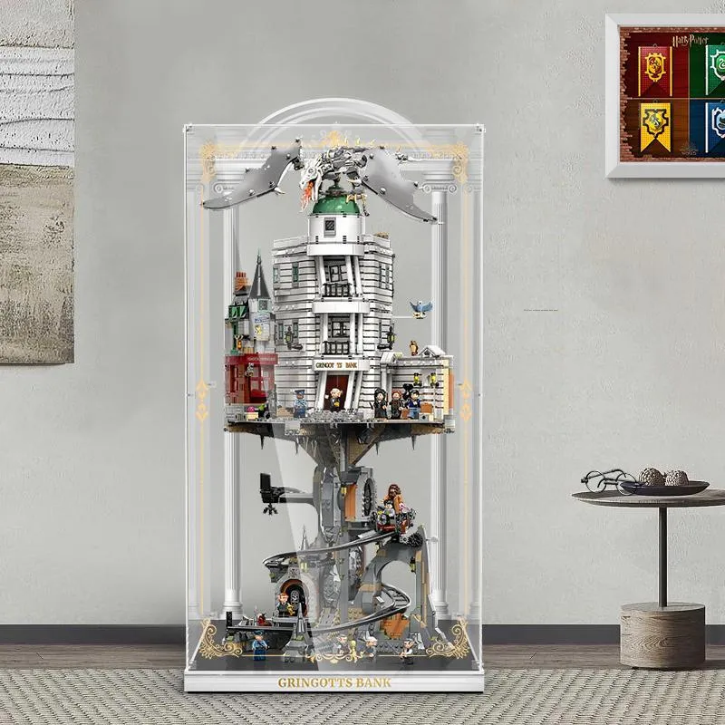 LIGHT YOUR BRICKS Joy Hundred Compatibility Building Block 76417 Harry Potter Gringotts Storage Box Model Accessories-12