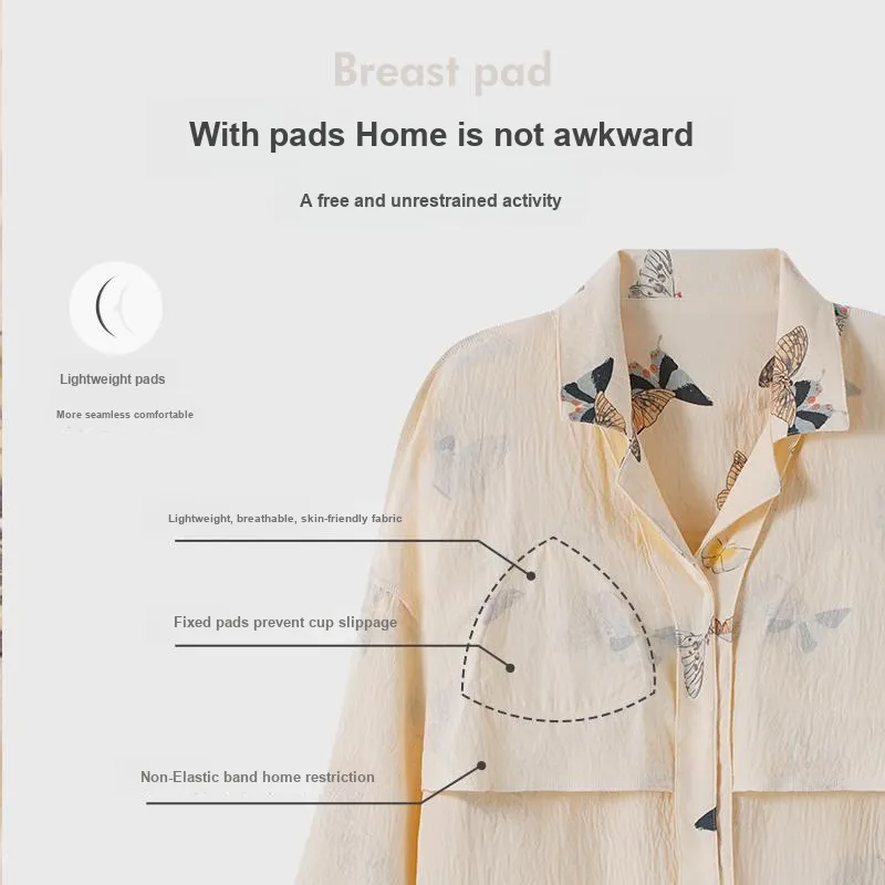 OUSHIBO Pajama Set Women's Image Color-2