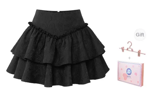 Tokyo Season Casual Short Skirts Women's Black Brownie