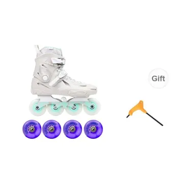 FLYING EAGLE Inline Skates High School University Roller Skating Freestyle Unisex Size 35 46 Mint White