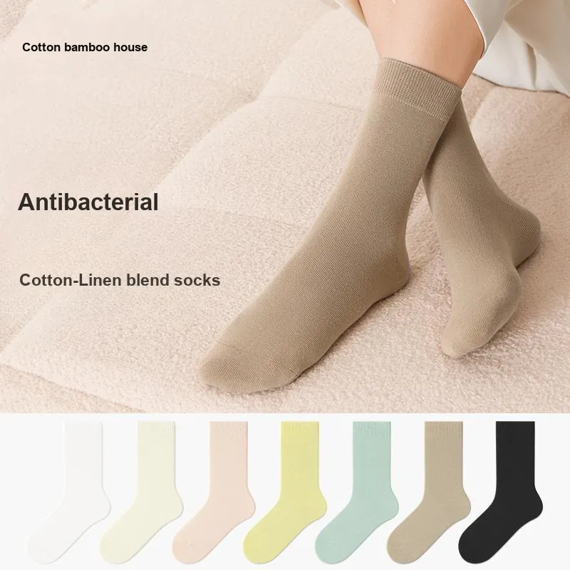 B&C.Room Mid Calf Socks Women's 5 Pack-6