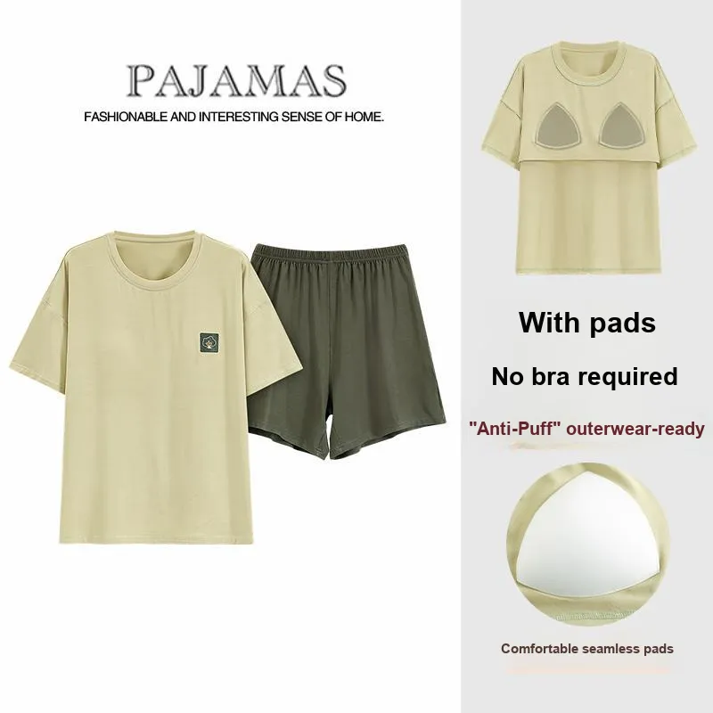 The Story Of The Flower Season Pajama Set Women's Matcha-1