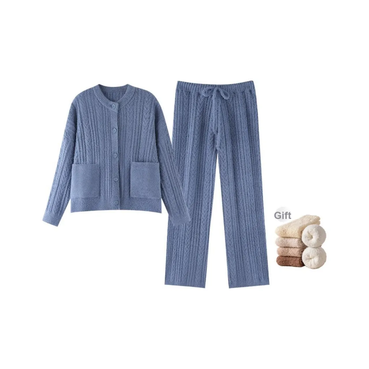 ZumashL Luxury Designer Series Pajama Set Women's Mist Waves