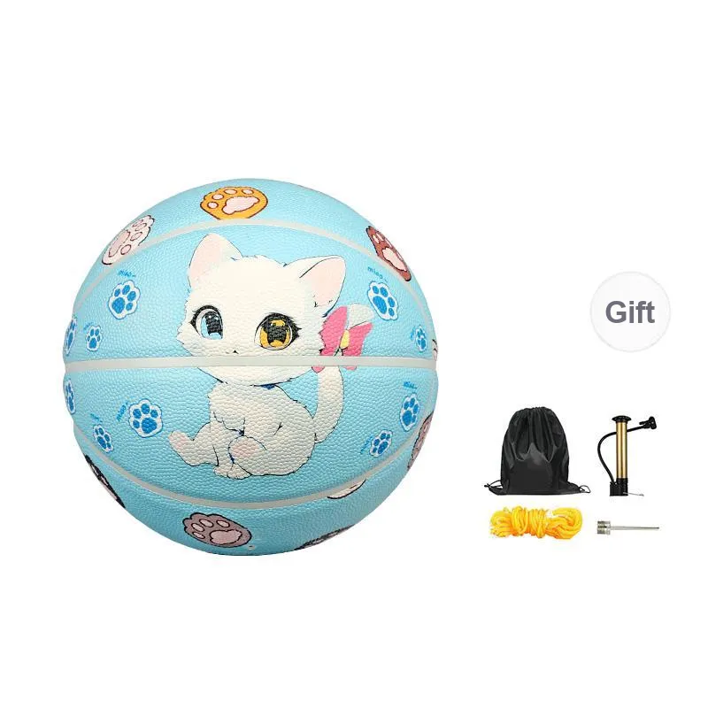 ProSelect PU Basketball Blue Size 5 Training Competition Kids'-0