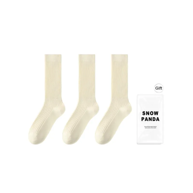 XXLLG Mid Calf Socks Women's Shopping Bag 3 Pack-10