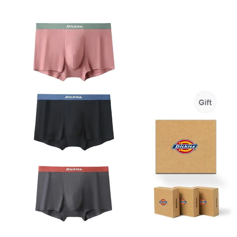 Dickies Underpants Men's Breathable Skin Friendly Boxer Briefs 3 Pack-6