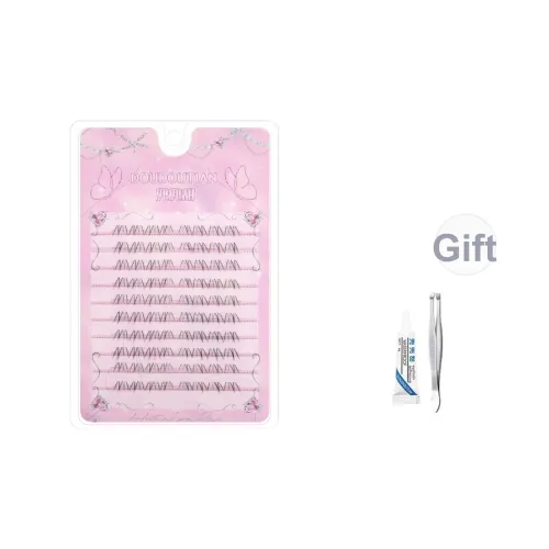 DOUDOUTIAN Клеящиеся ресницы для женщин