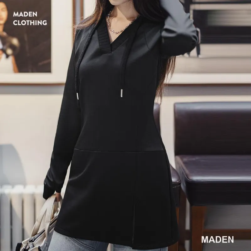 MADEN Sweatshirts Women's Black-2