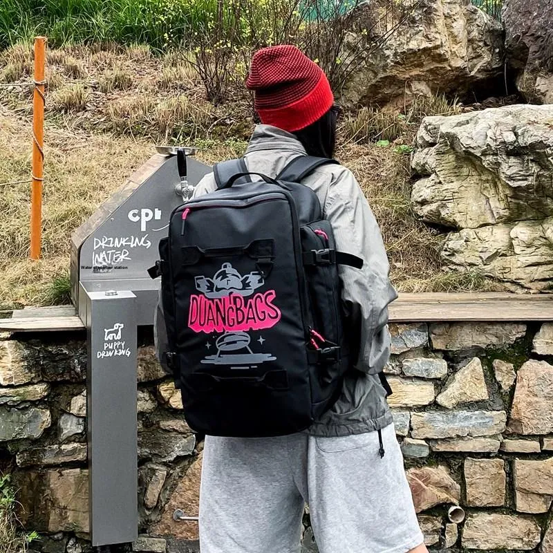 Wolfhorse PU Backpack Unisex Multicolor-9