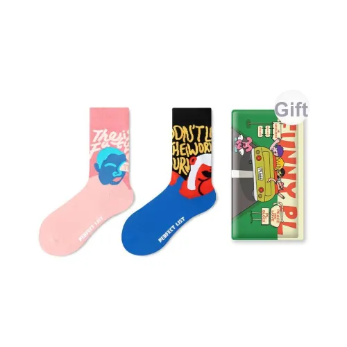 PL Носки Crew Унисекс Сумка для покупок 2 упаковки Смешанные цвета