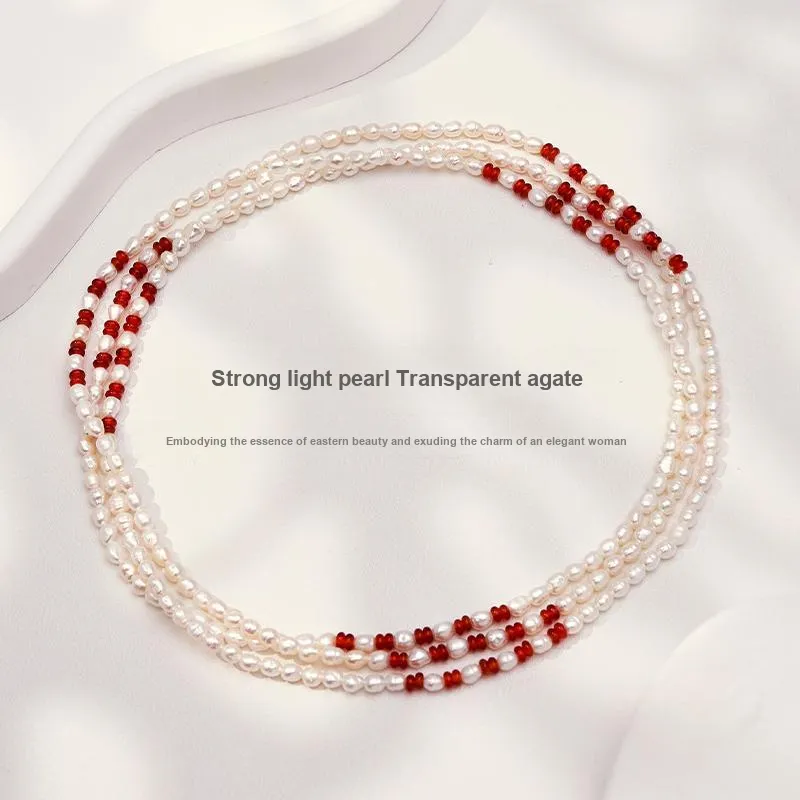 Mofei Pearl Necklaces Women's-3