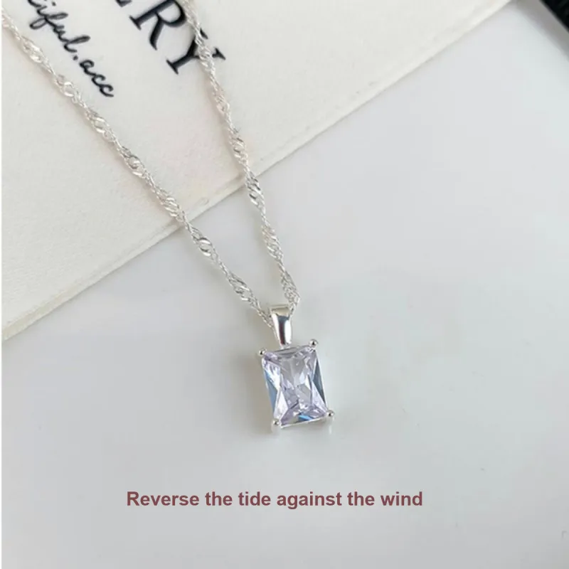 MGS S925 Silver Necklaces Women's-3