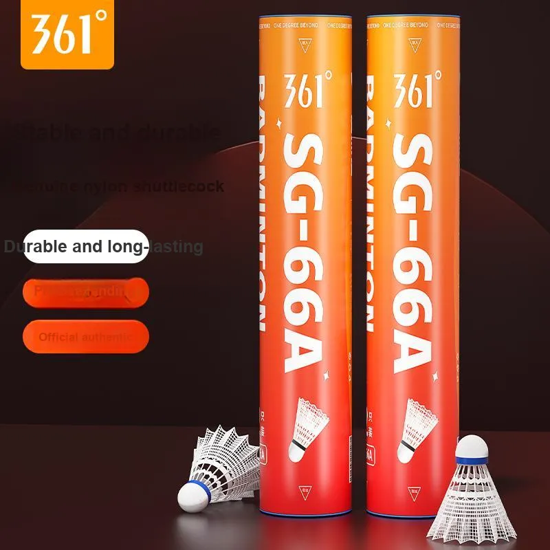 361° SG 66A Nylon Shuttlecock 12 Pack Nylon Shuttlecocks-6