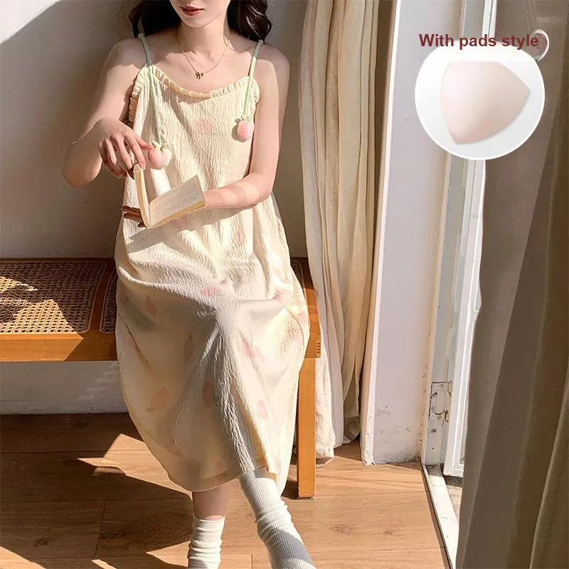 Ta Yan Nightgown Women's Apricot-5