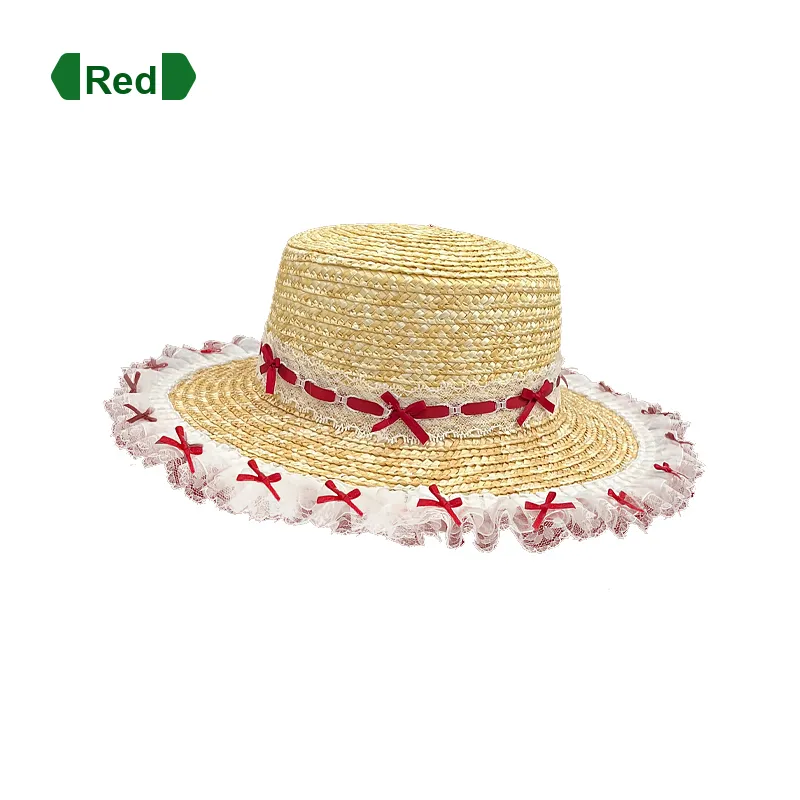 Mulinsen Straw Woven Bucket Hats Unisex-1