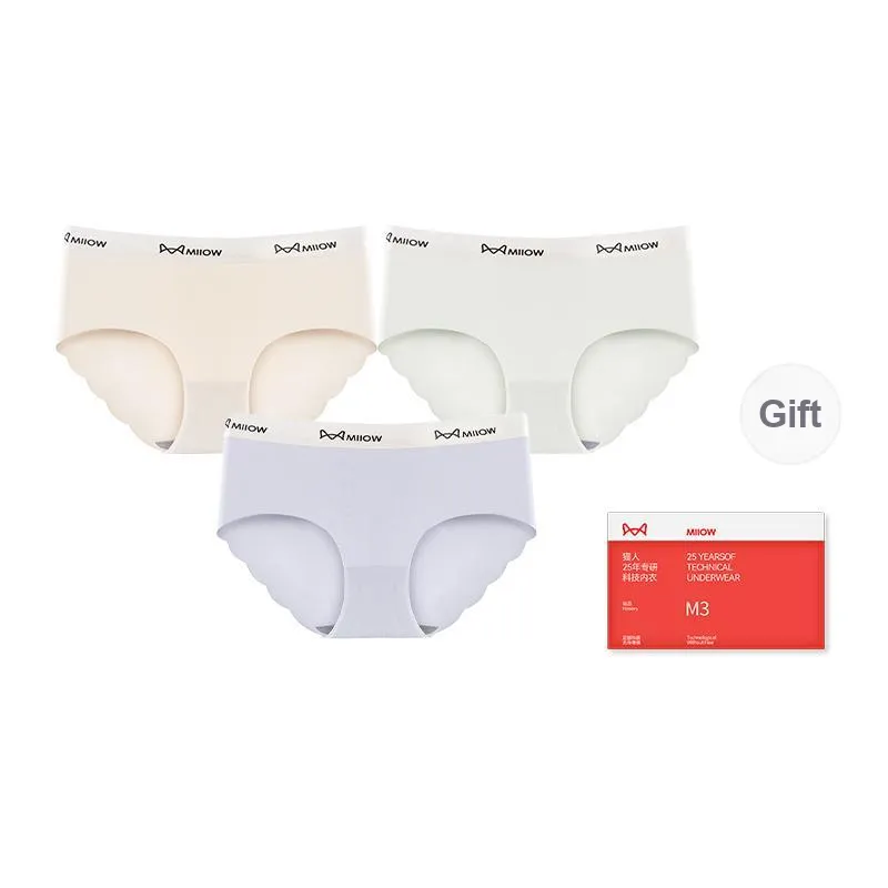 MIIOW Underpants Women's Shopping Bag 3 Pack-8