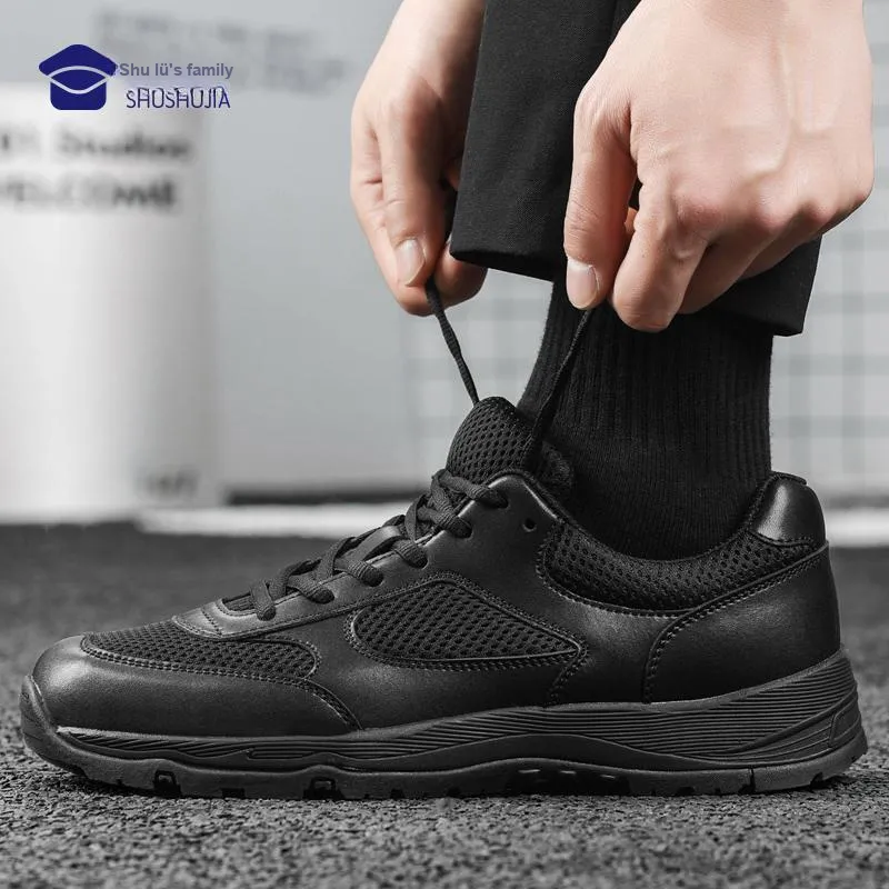 Shu Family Cushioning Slip Resistant Low Top Casual Shoes Men's Black XS-3