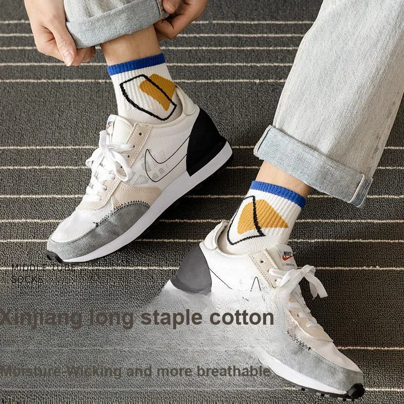 Yalu Mid Calf Socks Men's 5 Pack-13