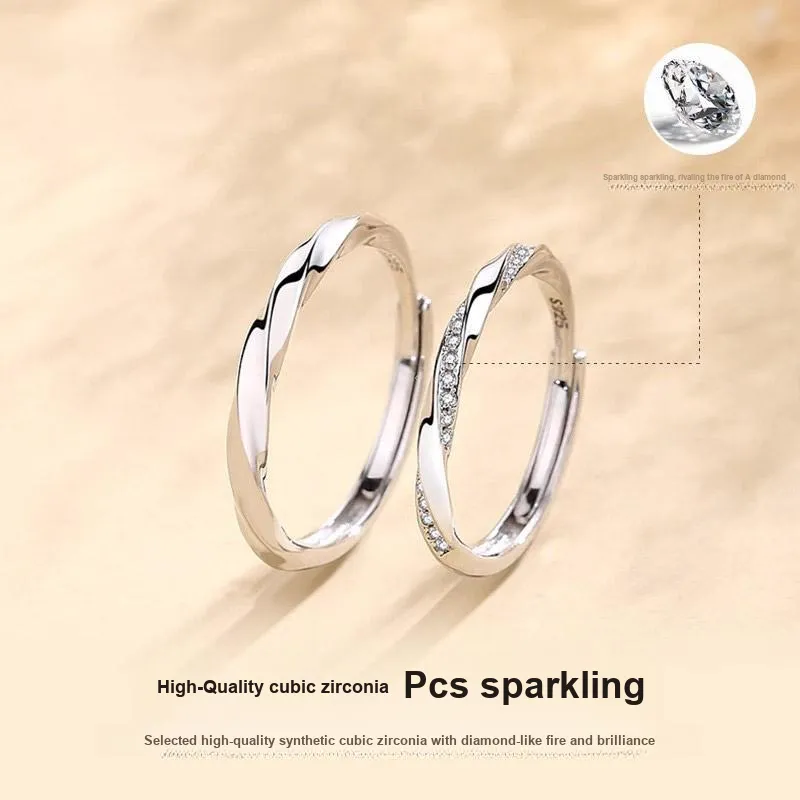 HANYUDIE S925 Silver Rings Unisex-5