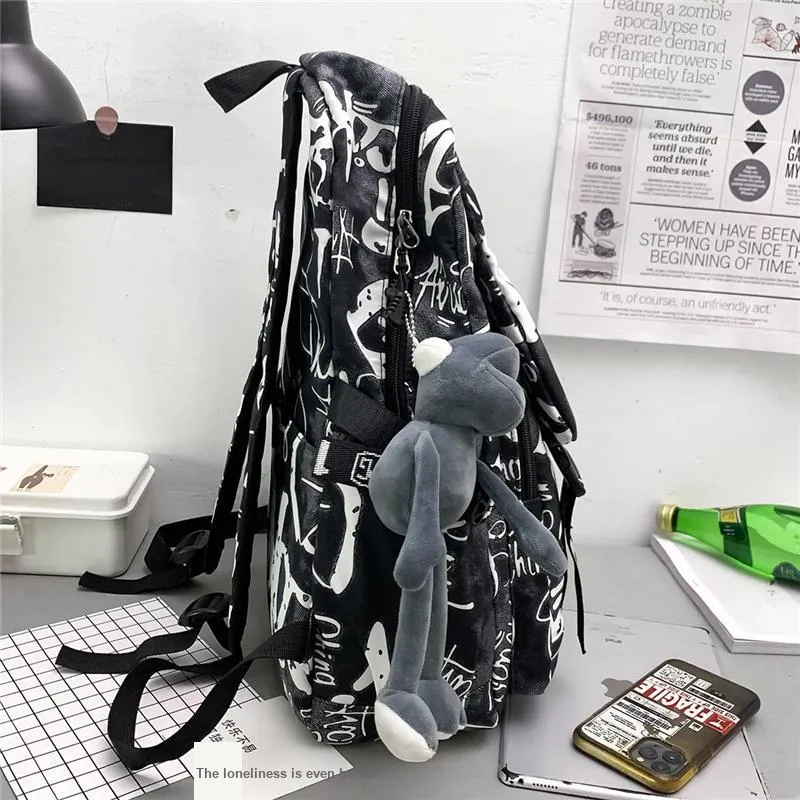 Wolfhorse Nylon Backpack Unisex Multicolor-13