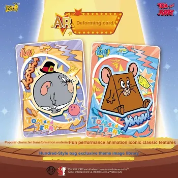 KAYOU Tom And Jerry Joyful Rivals Collectible Card, Versatile Bag IP/Anime Cards Whole Box 18 Pack