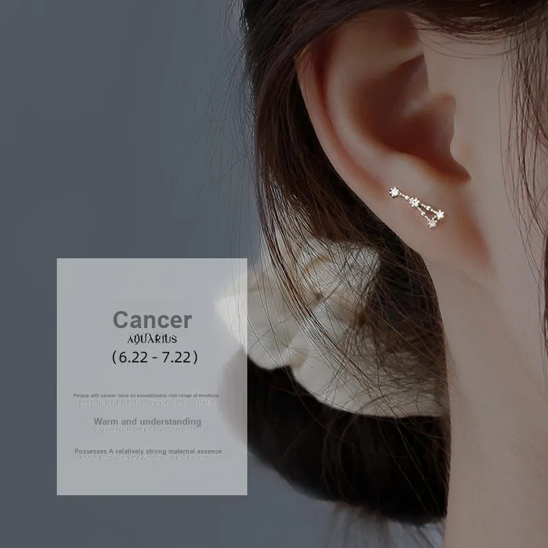 JAY S999 Fine Silver Stud Earrings Unisex-10