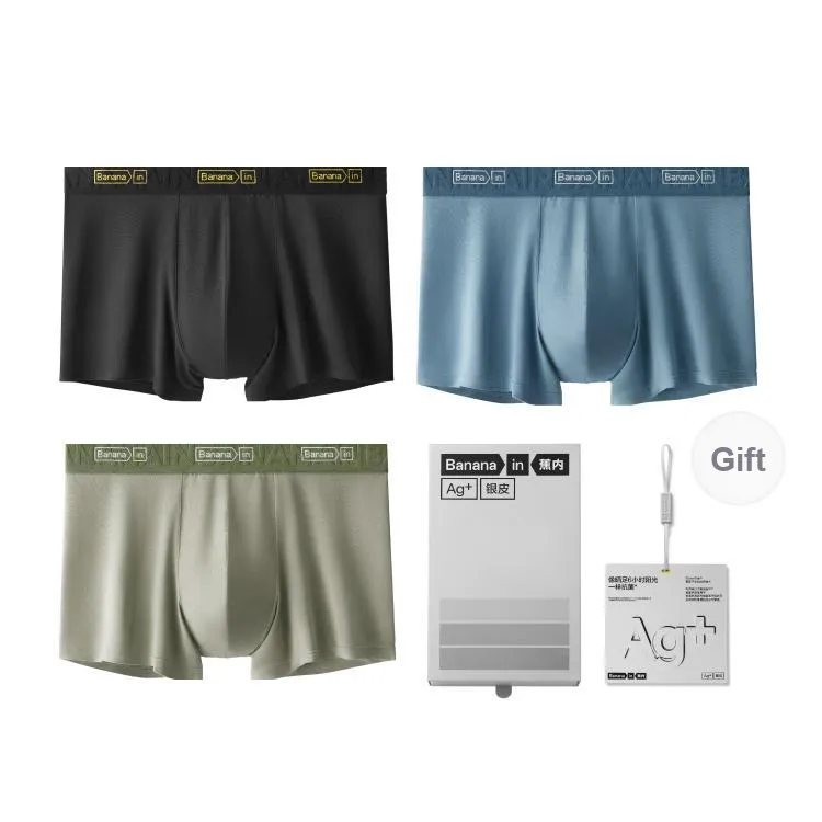 Bananain Boxer Shorts Men's 3 Pack-1