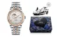 Rose Case White Dial Rose Steel Band
