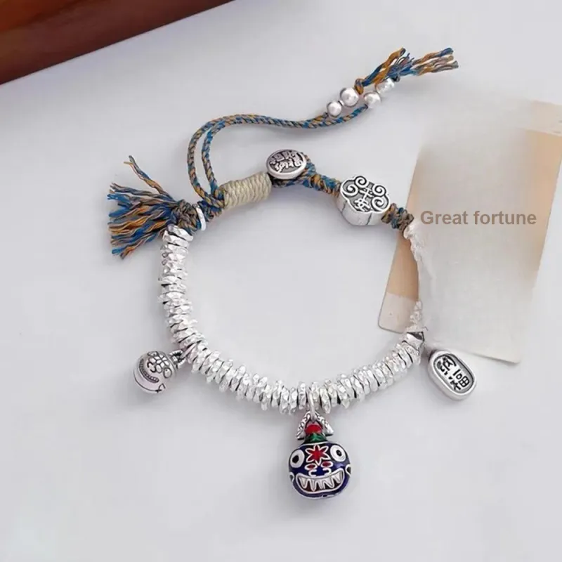 Crafts Women's 999 Fine Silver Bracelets Unisex-2
