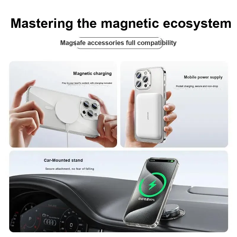 HASEE TPU Material Magnetic Phone Cases Compatibility IPhone16/15/14/plus/13/12/11pro/ma-3